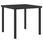 vidaXL Ensemble de salle à manger de jardin de 3 pièces avec coussins en poly rattan marron