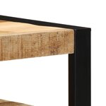 vidaXL Meuble sous lavabo 55x35x60 cm en bois massif brut