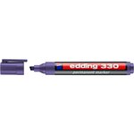 Marqueur Permanent 330 Violet Pointe Biseautée 1-5 mm x 10 EDDING