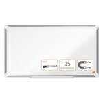 Nobo tableau blanc magnétique écran large premium plus émail 71x40 cm