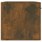 vidaXL Armoire murale Chêne fumé 60x36 5x35 cm Bois d'ingénierie