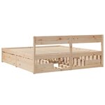 vidaXL Cadre de lit sans matelas 180x200 cm bois massif de pin