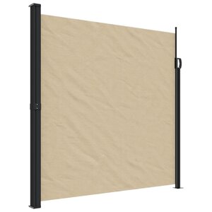 vidaXL Auvent latéral rétractable beige 200x500 cm