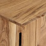 vidaXL Meuble TV 140x30x45 cm Bois d'acacia massif