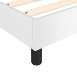 vidaXL Cadre de lit sans matelas blanc 160x200 cm similicuir