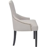 vidaXL Chaises à manger lot de 6 gris crème tissu