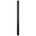 vidaXL Miroir mural Noir 50 cm