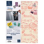 Kit Philatélie Air Mail "ma Première Collection De Timbres" - Visuels Assortis - X 4 - Exacompta
