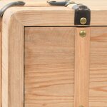 vidaXL Table console Bois massif de sapin 115x40 5x76 cm
