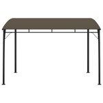 vidaXL Auvent pare-soleil de jardin 3x3x2 55 m Taupe
