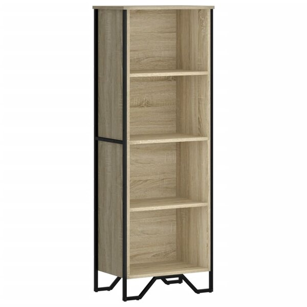 vidaXL Bibliothèque chêne sonoma 50x31x137 5 cm bois d'ingénierie