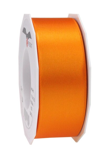 Satin double face 25-m-rouleau 40 mm orange