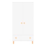 Armoire enfant avec tiroir COMBO blanc