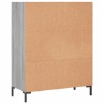 vidaXL Bibliothèque sonoma gris 69 5x32 5x90 cm bois d'ingénierie
