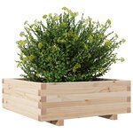 vidaXL Jardinière 70x70x26 5 cm bois de pin massif