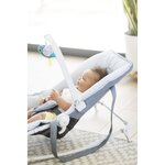 Babymoov transat pour bébé graphik bleu et gris