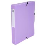 Boite De Classement Exabox Dos 40mm Polypropylène 7/10e Chromaline Pastel - A4 - Couleurs Assorties - X 8 - Exacompta