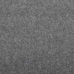 vidaXL Tapis d'escalier autocollants 15 Pièces 56x17x3 cm Gris