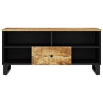 vidaXL Meuble TV 100x33x46 cm bois de manguier et d'ingénierie