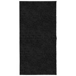 vidaXL Tapis shaggy PAMPLONA poils longs moderne noir 100x200 cm