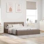 vidaXL Cadre de lit à rangement hydraulique sans matelas 160x200 cm