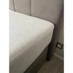 Protège matelas imperméable - 160 x 200 cm - Coton/Polyester