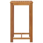 vidaXL Ensemble de bar de jardin avec coussins 5 Pièces Noir