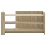 vidaXL Table basse chêne sonoma 100x50x50 cm bois d'ingénierie