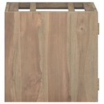 vidaXL Armoire murale de salle de bain 46x25 5x40 cm Bois teck massif
