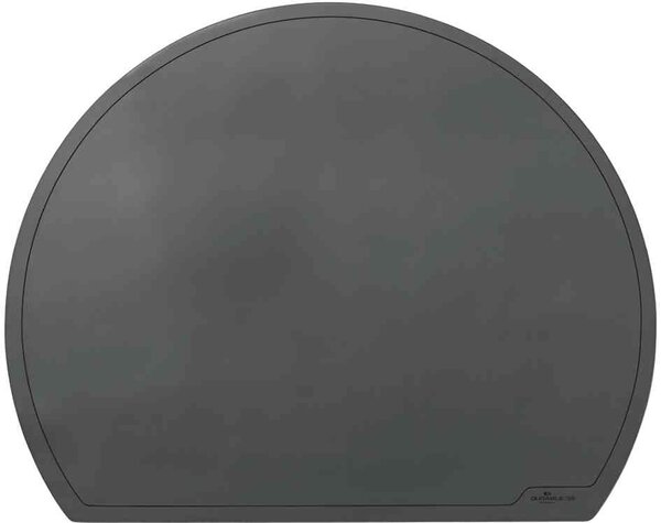Sous-main semi-circulaire, 650 x 520 mm, noir DURABLE