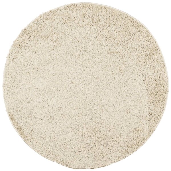 vidaXL Tapis shaggy PAMPLONA poils longs moderne doré Ø 160 cm