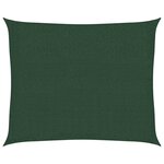 vidaXL Voile d'ombrage 160 g/m² Vert foncé 2 5x3 m PEHD