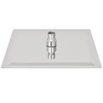vidaXL Pomme de douche plongeante 2 Pièces Acier inoxydable 25x25 cm