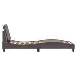 vidaXL Cadre de lit sans matelas gris 80x200 cm similicuir