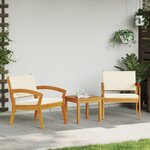 Chaises de jardin vidaXL 2 Pièces 59 5x70 5x72 5 cm En bois d'acacia massif