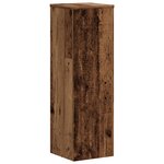 vidaXL Supports pour plantes 2 Pièces vieux bois bois d'ingénierie