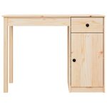 vidaXL Bureau 100x50x75 cm Bois massif de pin