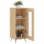 vidaXL Buffet Chêne sonoma 34 5x34x90 cm Bois d'ingénierie