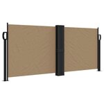 vidaXL Auvent latéral rétractable taupe 100x1000 cm
