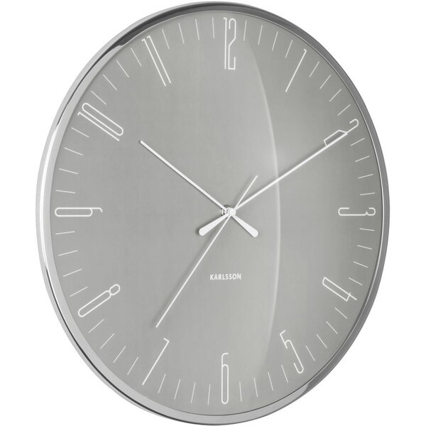 Horloge avec dôme en verre dragonfly