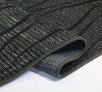 Tapis de couloir VERA Vague 80 x 150 cm - Gris