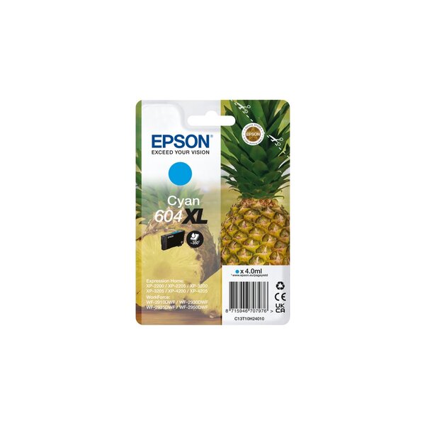 Epson EPSON 604 Cartouche d'Encre Cyan T10H24010