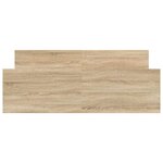 vidaXL Cadre de lit sans matelas gris béton 120x190 cm