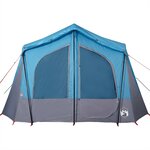vidaXL Tente de camping de cabine 5 personnes bleu imperméable