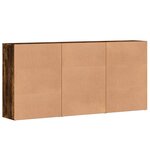 vidaXL Buffets 3 Pièces chêne fumé 60x31x84 cm bois d'ingénierie