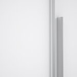 Armoire - Blanc mat -  2 portes battantes + 2 portes coulissantes - L 270,3 x P 61,2 x H 210 cm - NARAGO