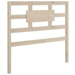 vidaXL Cadre de lit sans matelas 90x200 cm bois massif