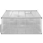 vidaXL Serre renforcée en aluminium avec cadre de base 7 55 m²