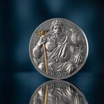 ZEUS The Great Greek Mythology 3 Once Argent Monnaie 3000 Francs Cameroon 2025