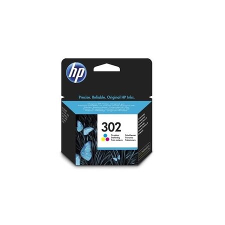 Hp 302 cartouche d'encre trois couleurs authentique pour hp deskjet 2130/3630 et hp officejet 3830 (f6u65ae)